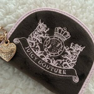 Juicy Couture Brown and Pink Key Holder